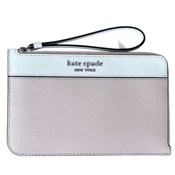 kate spade Handbags - Kate Spade New York Lucy Medium L-Zip Wristlet NWOT